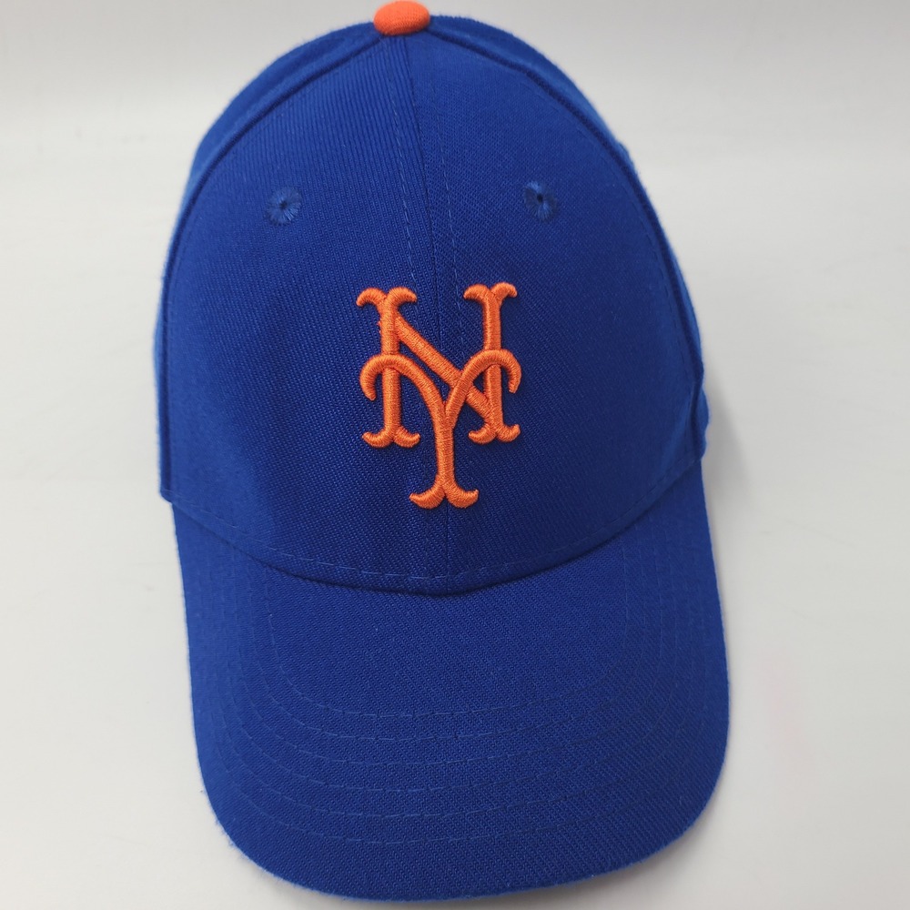 Child-Youth New York Mets Hat Fitted New Era 39Thirty Blue Orange MLB Baseball